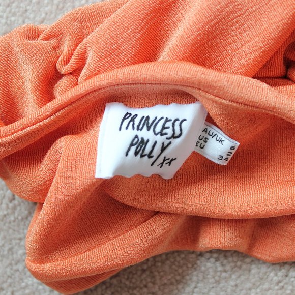 Princess Polly Orange Halter Top - Picture 4 of 4